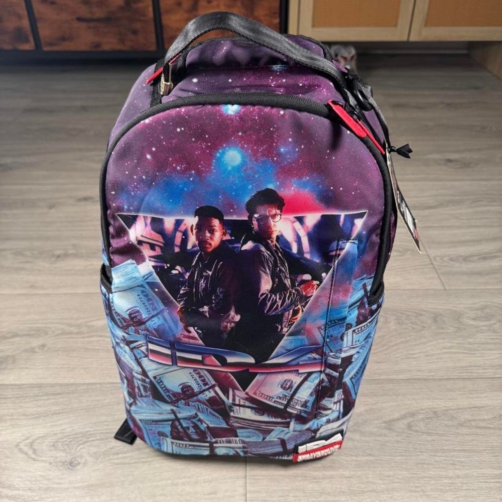 Sprayground Independence Day ID4 Money Galaxy Backpack 910B2446NSZ New